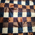 Kain Polyester Calico African Warp Velvet Partai Besar